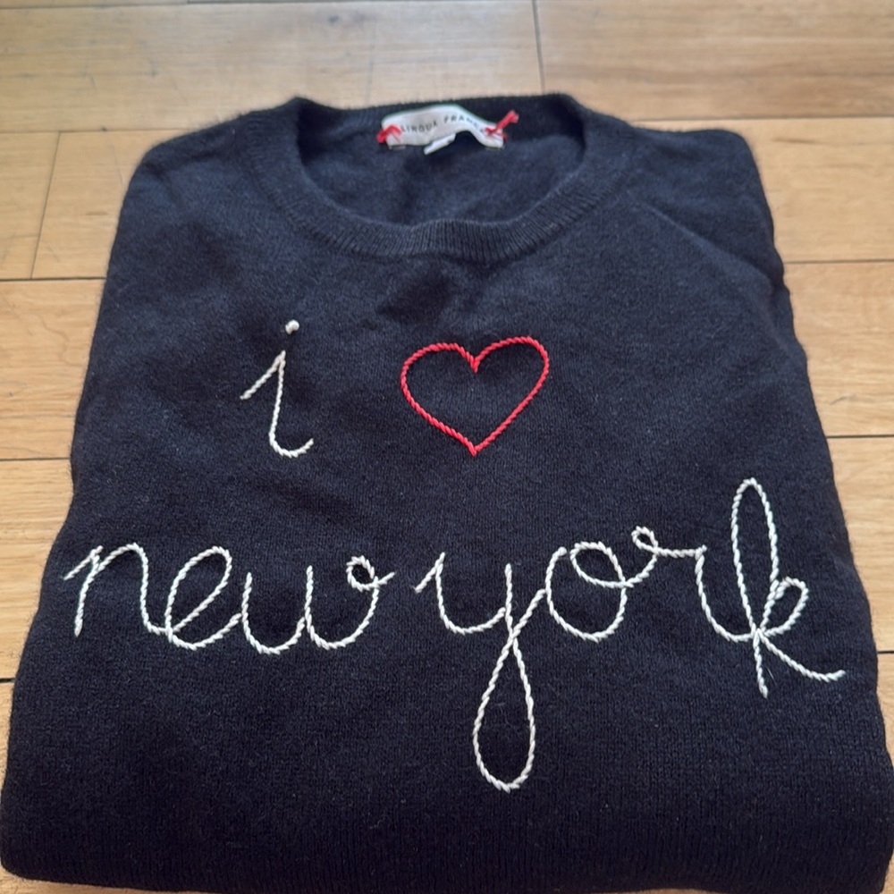 Lingua Franca "I heart new york" Crewneck S - Picture 12 of 14